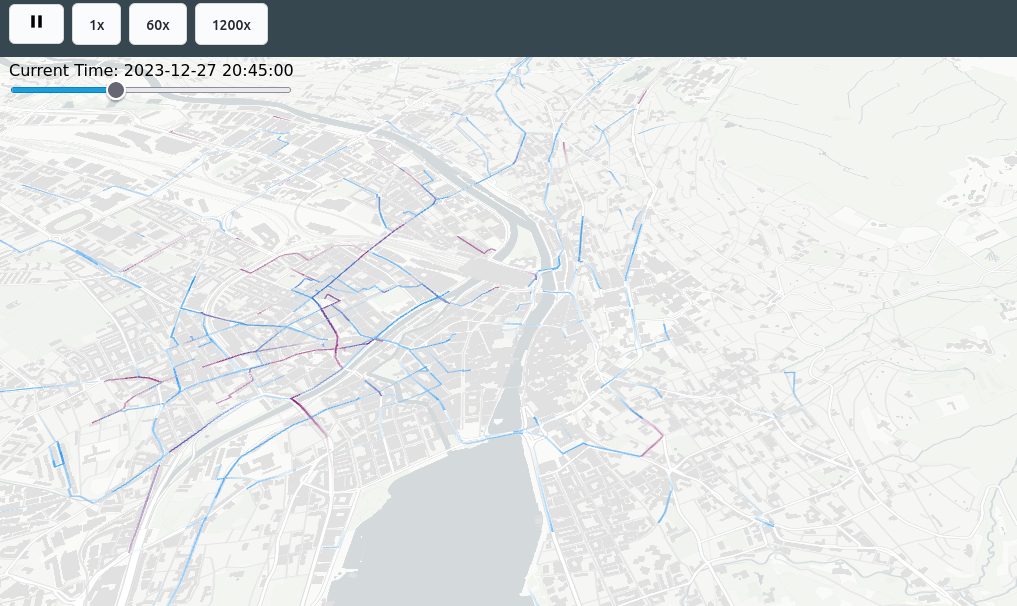 Preview of publiBike visualization